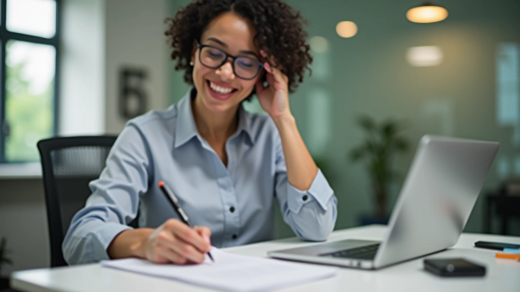 Woman reviewing integrated life plan